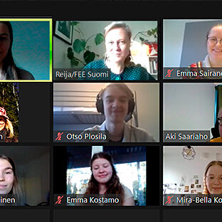 Youth Eco Hub -hankkeen koulutus.